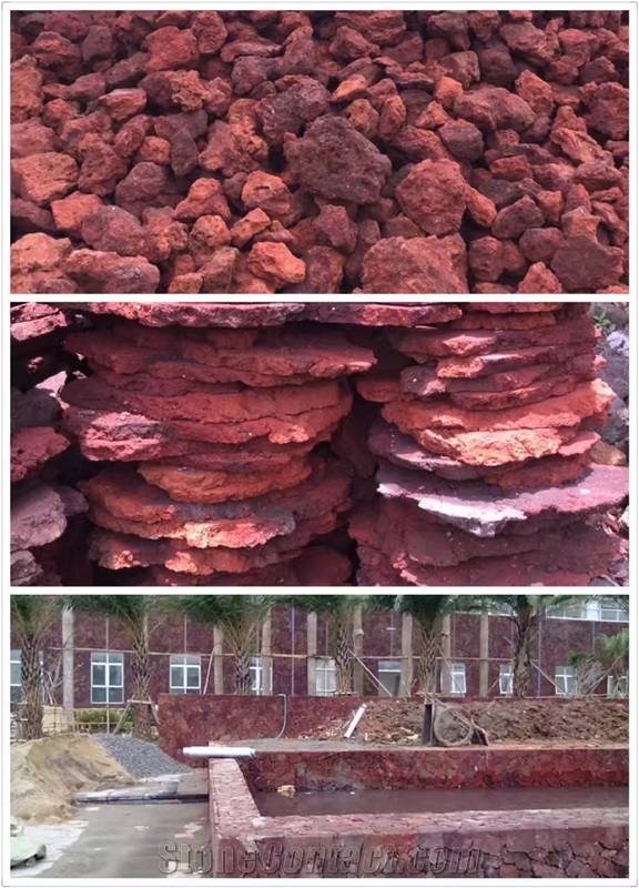 Red Lava Stone
