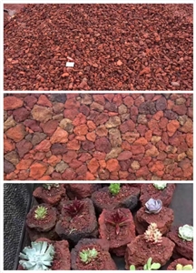 Red Lava Stone