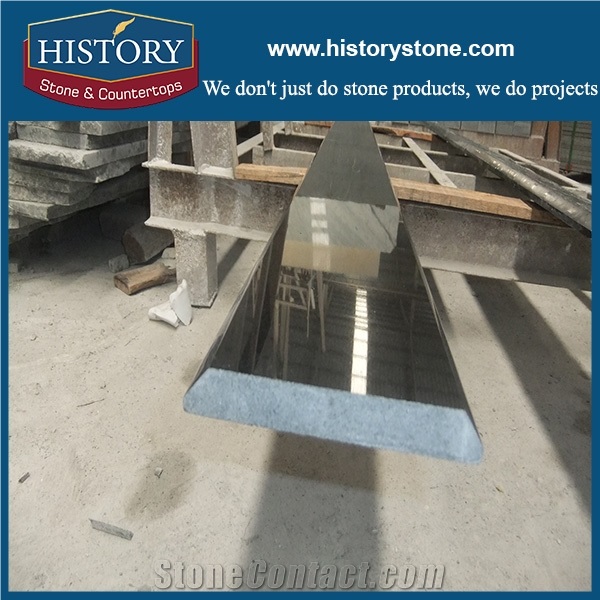 Discount Chinese Raven Black Granite High Quality Polished Slabs