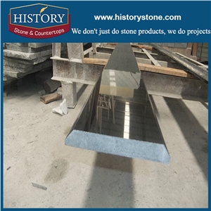 Discount Chinese Raven Black Granite High Quality Polished Slabs