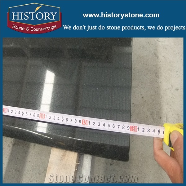 Discount Chinese Raven Black Granite High Quality Polished Slabs