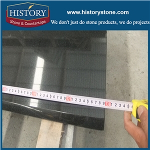 Discount Chinese Raven Black Granite High Quality Polished Slabs