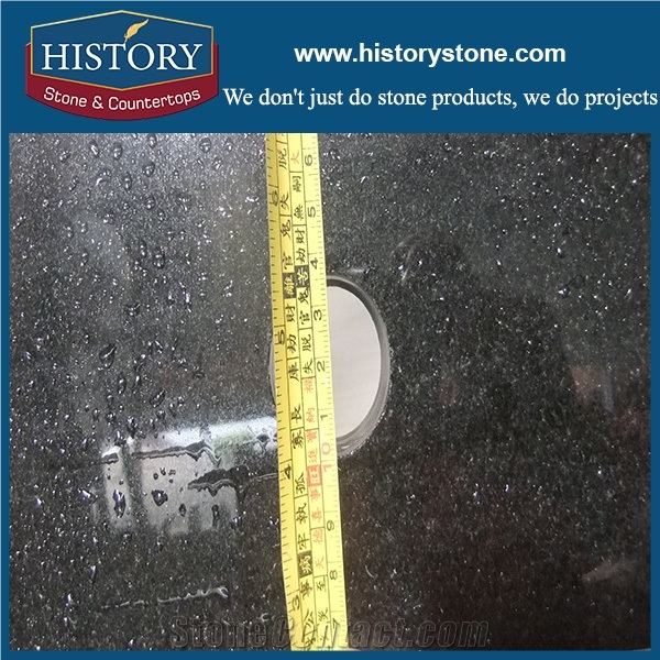 Discount Chinese Raven Black Granite High Quality Polished Slabs