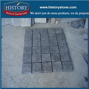 G684 Black Pearl Cobble Stone Cheap Granite Paving Honed Hot Selling