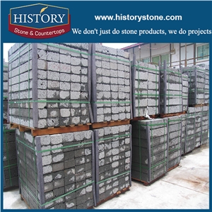 Hainan Black Basalt Kerbstone High Quality Lava Stone China