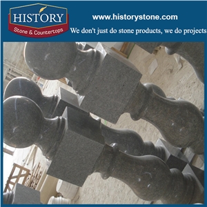 Natural Stone Decorative Baluster G654 Granite Hot Sell Dark Railings