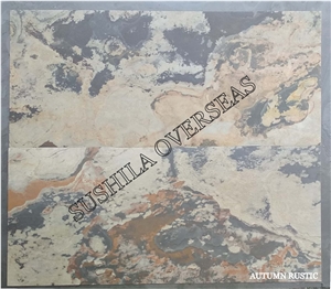 Flexible Multicolour Slate Stone Veneer Sheet