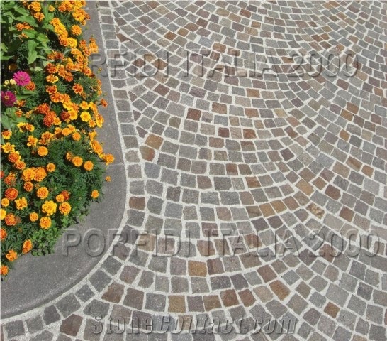 Porphyry Cubes with Natural Surface, Variable Head