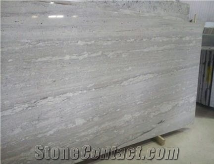 River White, India White Granite Block