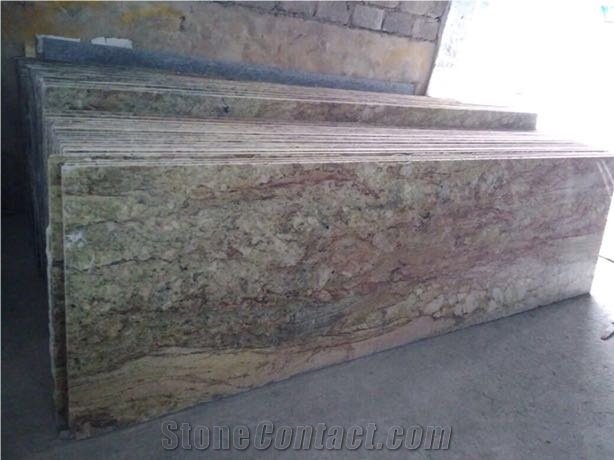 Surf Green Granite Slabs & Tiles, India Green Granite