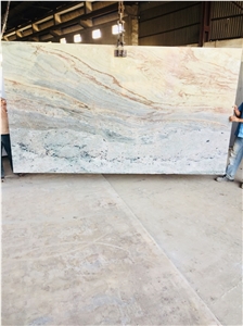 Surf Green Granite Slabs & Tiles, India Green Granite
