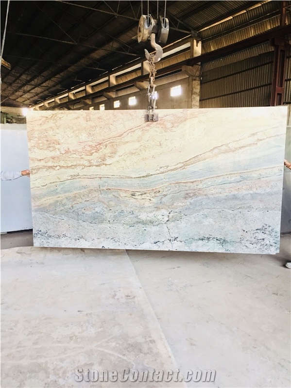Surf Green Granite Slabs & Tiles, India Green Granite