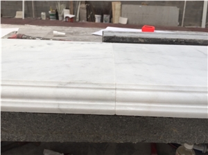 China Carrara White Marble Window Sills & Frame,Skirting Boards