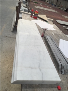 China Carrara White Marble Window Sills & Frame,Skirting Boards