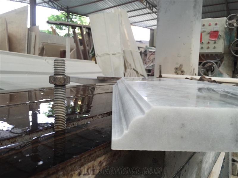 China Carrara White Marble Window Sills & Frame,Skirting Boards
