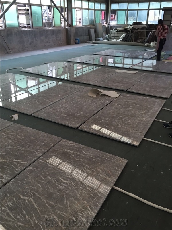 China Grey Marble Custer Silver Marble Tiles&Slabs Flooring&Walling