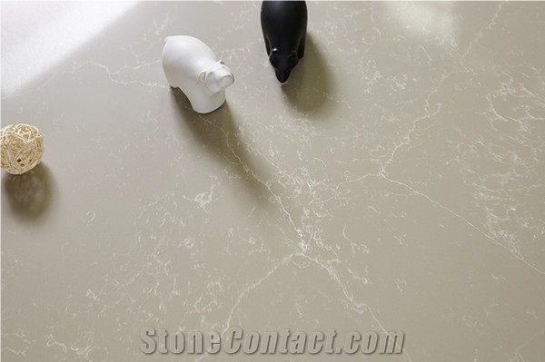 Cream Mafil 09 / Quartz Tiles & Slabs,Cut to Size