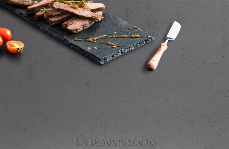 Grey Quartz Calacatta Kavm-1460 Quartz Slabs&Tiles Flooring