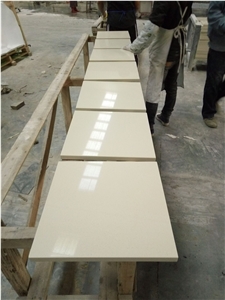 Haiku Beige Quartz P016-Countertop / Hot Sale Kitchen Work Tops