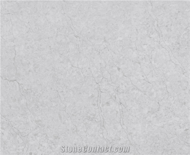 Light Grey Kavm-18310 Quartz Tiles&Slabs Flooring&Walling