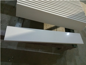 Light White Quartz Countertop / Hot Sale Kitchen Work Tops