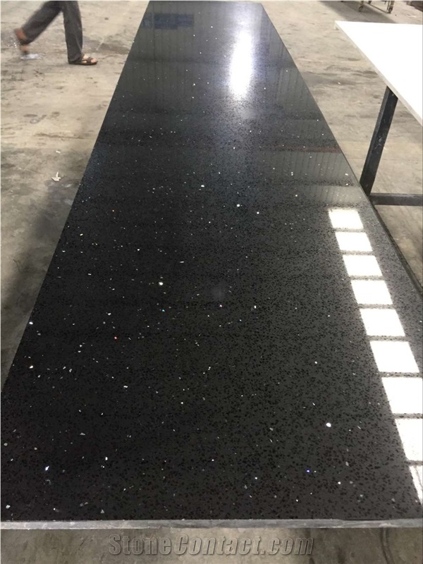 Spark Quartz Countertop with Half Bullnose-Is002 Is008-Countertop