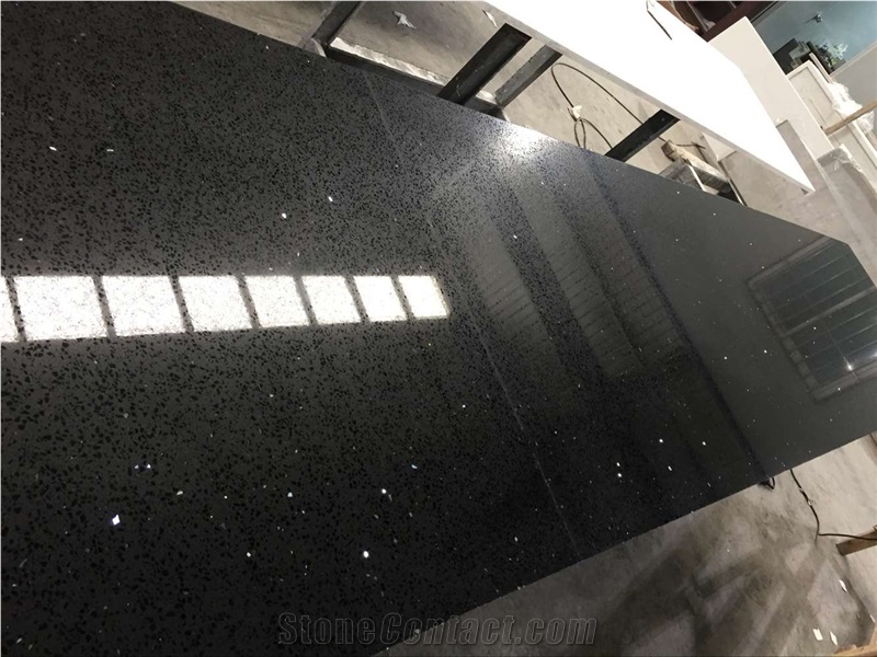 Spark Quartz Countertop with Half Bullnose-Is002 Is008-Countertop