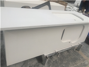Spark Quartz Countertop with Half Bullnose-Is002 Is008-Countertop