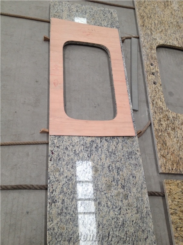 Yellow Granite Kitchen Countertop St Cecilia Light Worktop Bar Top