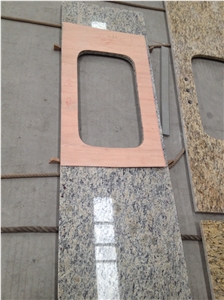 Yellow Granite Kitchen Countertop St Cecilia Light Worktop Bar Top