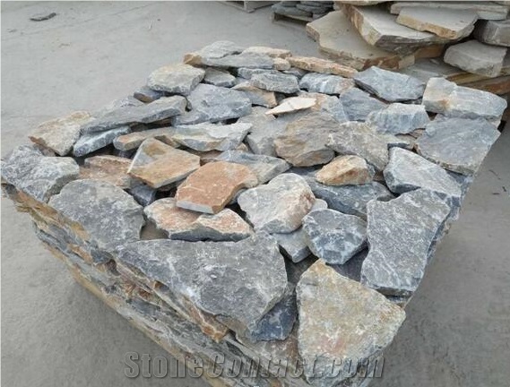 Cheap Irregular Crazy Paving Flagstone, Landscape Paving,Wall Tiles