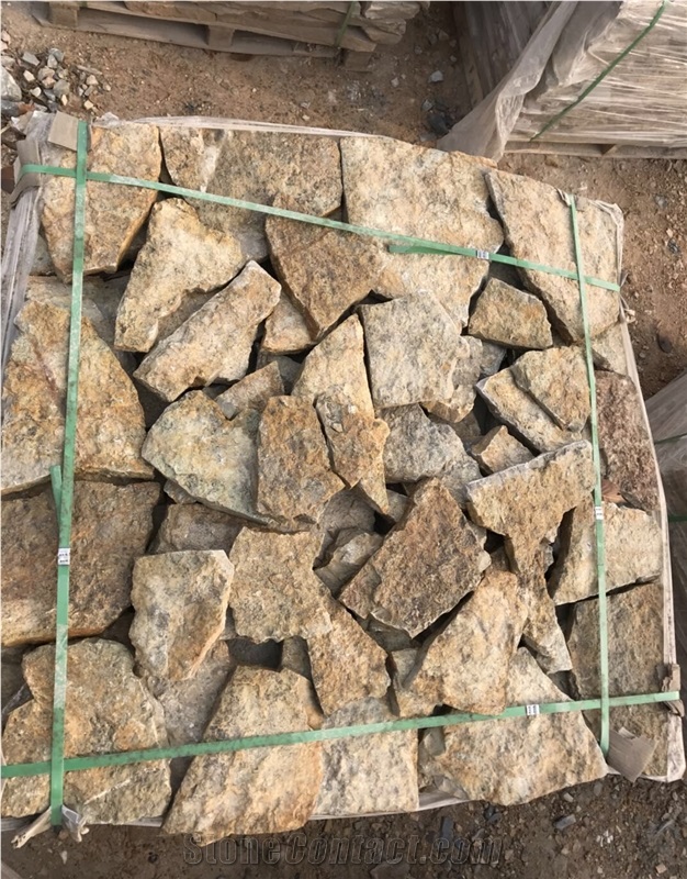 Cheap Irregular Crazy Paving Flagstone, Landscape Paving,Wall Tiles