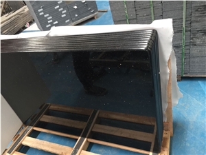 Indian Black Galaxy Granite Work Tops, Restaurant Table Tops