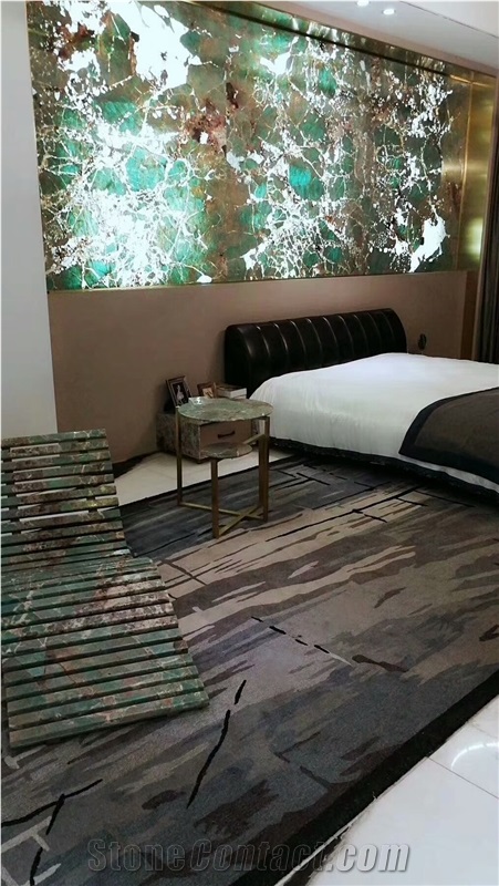 Amazon Green Quartzite Slab for Wall and Floor Covering
