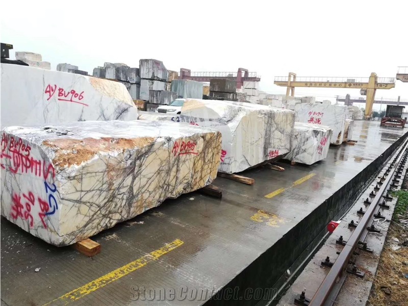China Factory Italy Ice Jade Marble Slabs, Breccia Stazzema for Wall Decoration