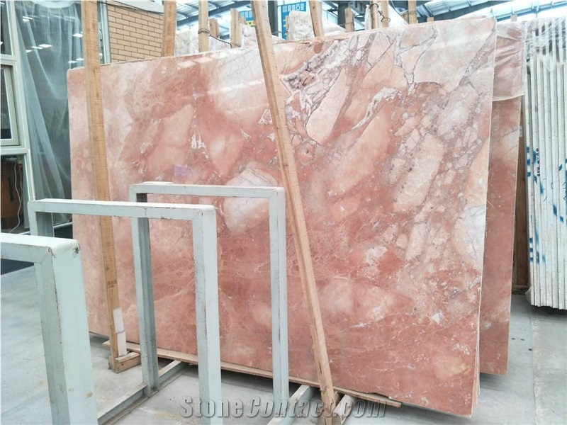 China Red Spider Marble Slab Cut Panel Wall Hotel Lobby Floor Covering