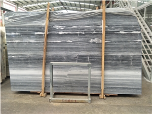 China Straight Grain /Wooden Vein Marble for Hotel Wall Decoration