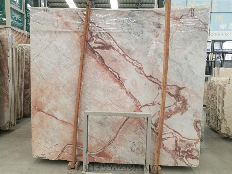 Chinese Red Spider Marble Slabs & Tiles Polished Wall and Floor Decor