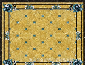 Composited Medallion for Floor and Wall Surface Multicolor