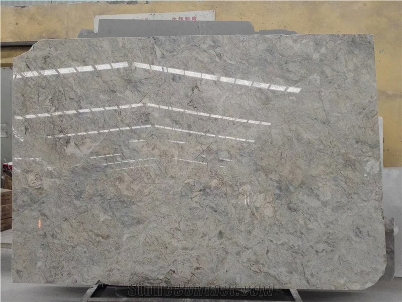 Flooring Covering Tile Ocean Grey Marble Slab Polished