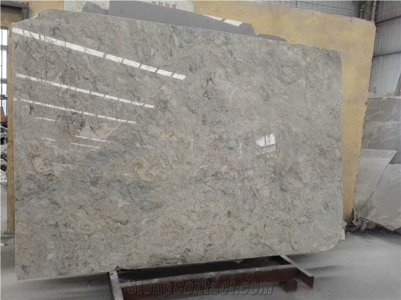 Flooring Covering Tile Ocean Grey Marble Slab Polished