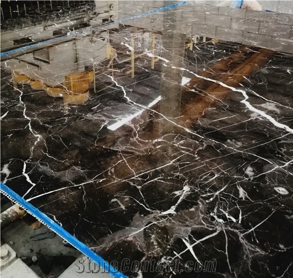 Laurent Brown Marble Polished Floor Slabs Wall Tiles for Hotel Decor