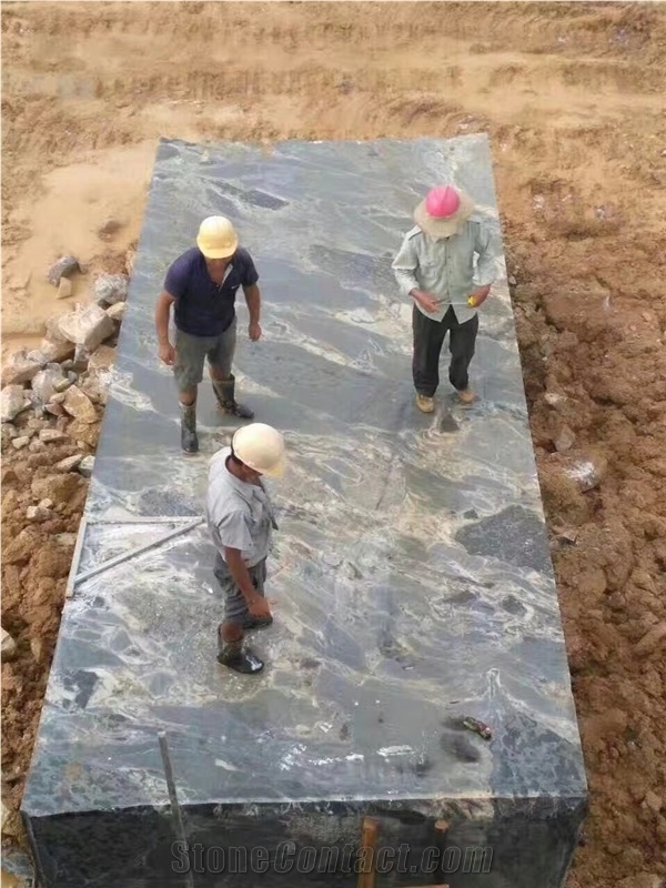 Multicolor Blue Marble Slab for Wall and Floor Covering