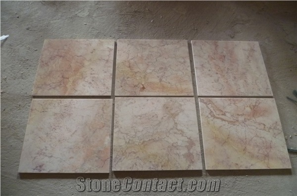 Popular Red Cream Rose Beige Polished Marble Floor Wall Tiles/Slabs