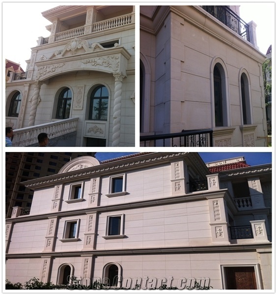 Portugal Moca Creme Limestone Slabs & Tiles for Floor/Wall Covering