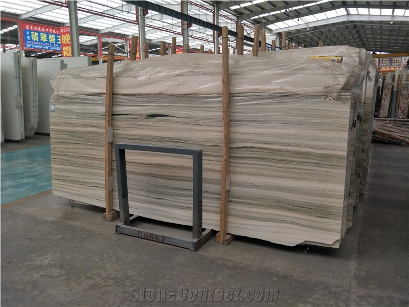 China Serpeggiante Marble Slabs & Tiles / Wood Grain Floor Covering Pattern