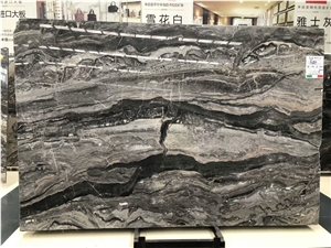 Venes Dark Grey Marble for Interior Wall and Floor Covering/Polished