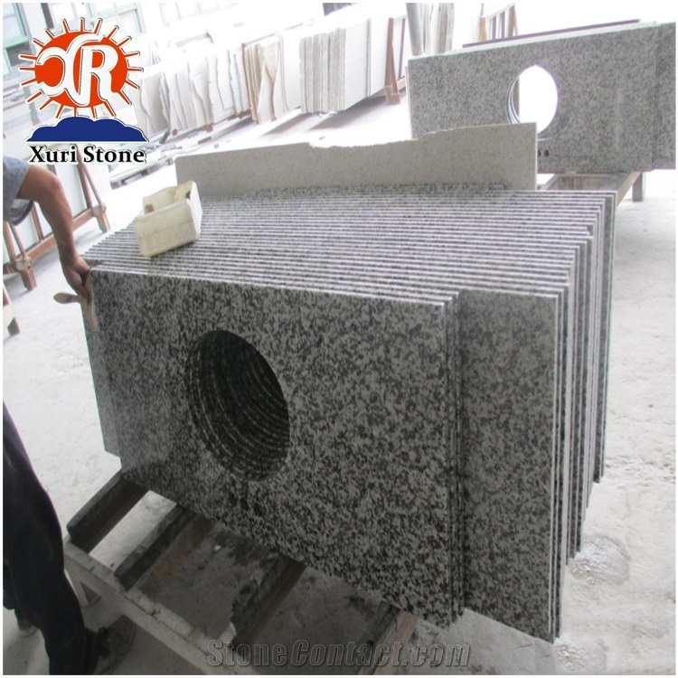 G439 White Granite Polished Stone Kitchen Countertops