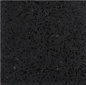 Black Terrazzo Tile, Artificial Stone Tile, Tt006u