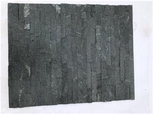 China Culture Stone Black Natural Face for Wall Stone Panel